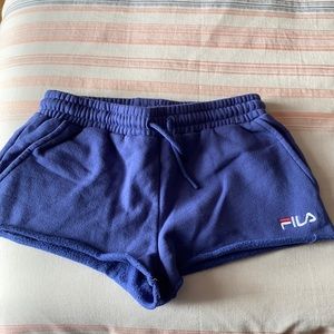 Fila purple short shorts